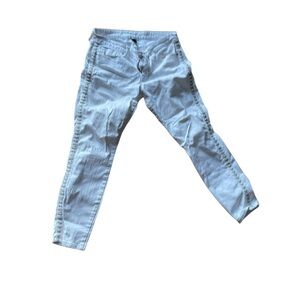 Light white Jeans with side embroidery